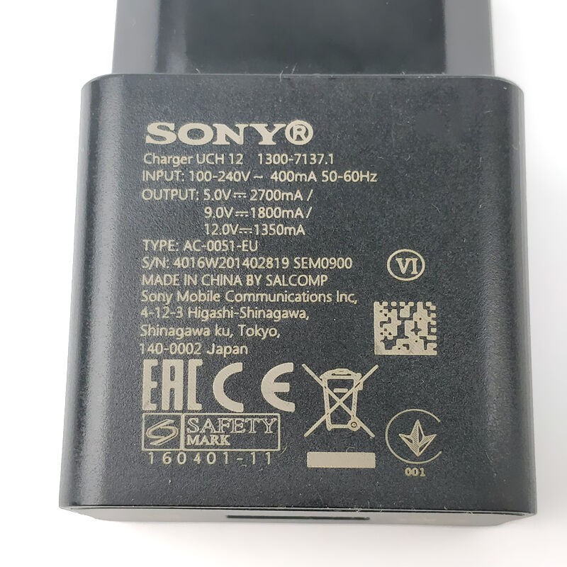 Dây Cáp Sạc Nhanh Cho Sony Xperia Xz Xz1 Premium Uch12