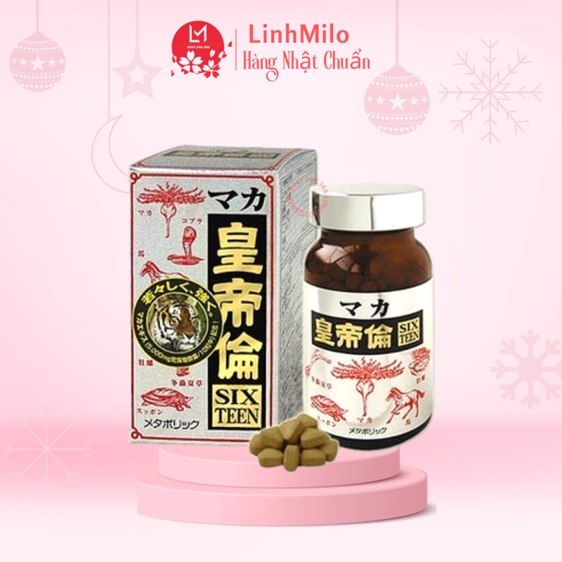 Viên uống bổ thận tráng dương Maka Sixteen Nhật Bản