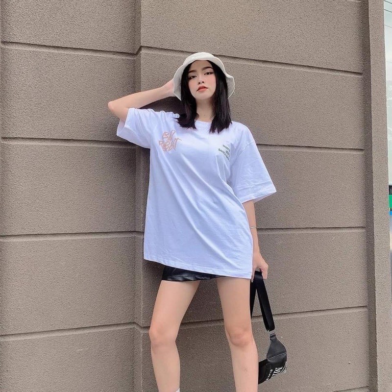 [Mã SKAMSALE06 giảm 10% tối đa 100K đơn 150K] Áo thun unisex from rộng cổ tròn tay lỡ freesize 38-70kg Thỏ rabit | BigBuy360 - bigbuy360.vn