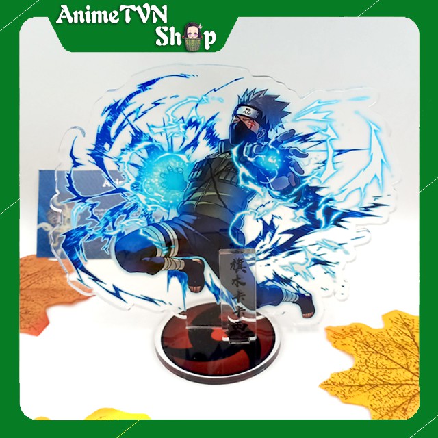 Tượng Mica Standee anime/manga Naruto - Nhựa Cứng Acrylic In nhiều chi tiết sắc nét có bảng tên nhân vật