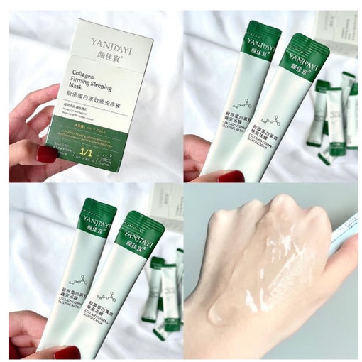 Hộp 20c Mặt Nạ Ngủ Dạng Thạch Collagen Nâng Cơ