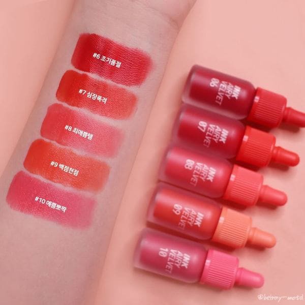 Son kem Peripera Ink Airy V.elvet Tint Hiệu Ứng Siêu Mịn Đẹp | BigBuy360 - bigbuy360.vn