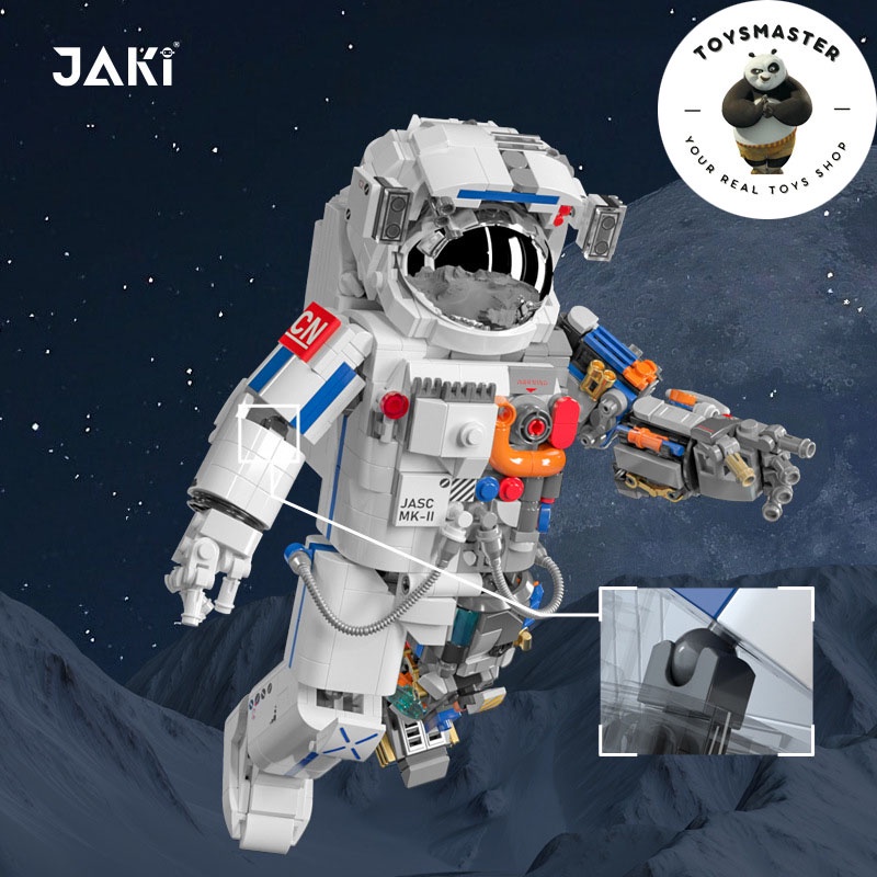 Đồ Chơi Lắp Ráp Xếp Hình Mô Hình Phi Hành Gia Astronault Astro Boy Jaki Cao 25cm No.9106 800+ Mảnh Ghép