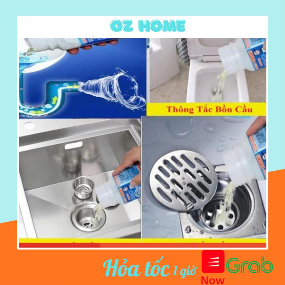 Bột thông tắc cống, Toilet, Bồn rửa bát, Chậu rửa mặt – Xử lý tắc nghẽn đường ống, bồn cầu cực mạnh , Khử mùi hôi