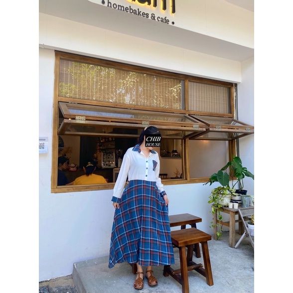 Đầm vintage korea
