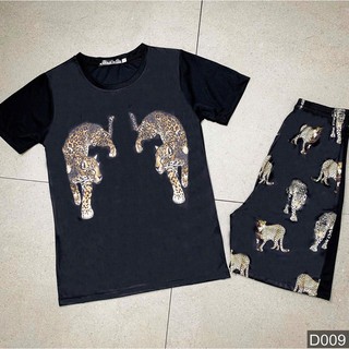 [Đồng giá 125K] Bộ quần áo thể thao nam mùa hè  Báo Đốm ,chất thun mát - D009