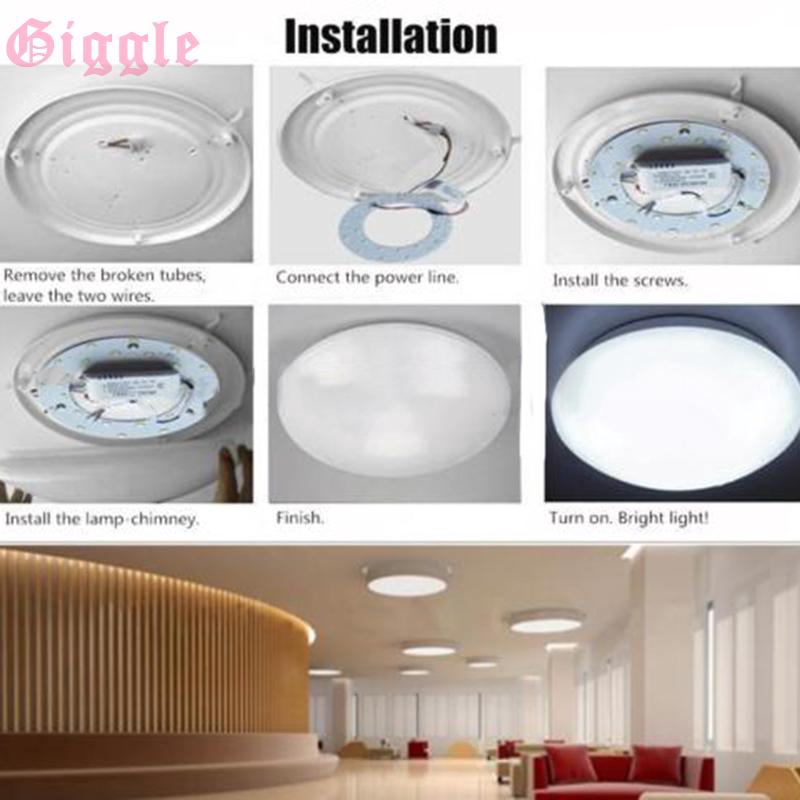 Bảng đèn LED 6/12/15/18W hình tròn trang trí trần nhà sinh động kèm trình điều khiển LED