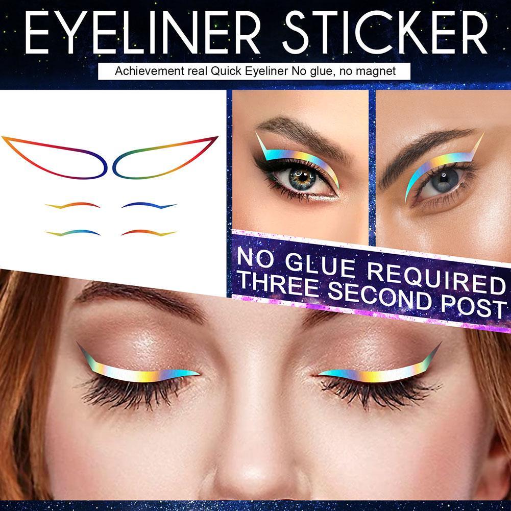 Miếng dán kẻ mắt nhiều màu sắc dành cho nữ J4W4 V9Y9 W3H1 | BigBuy360 - bigbuy360.vn