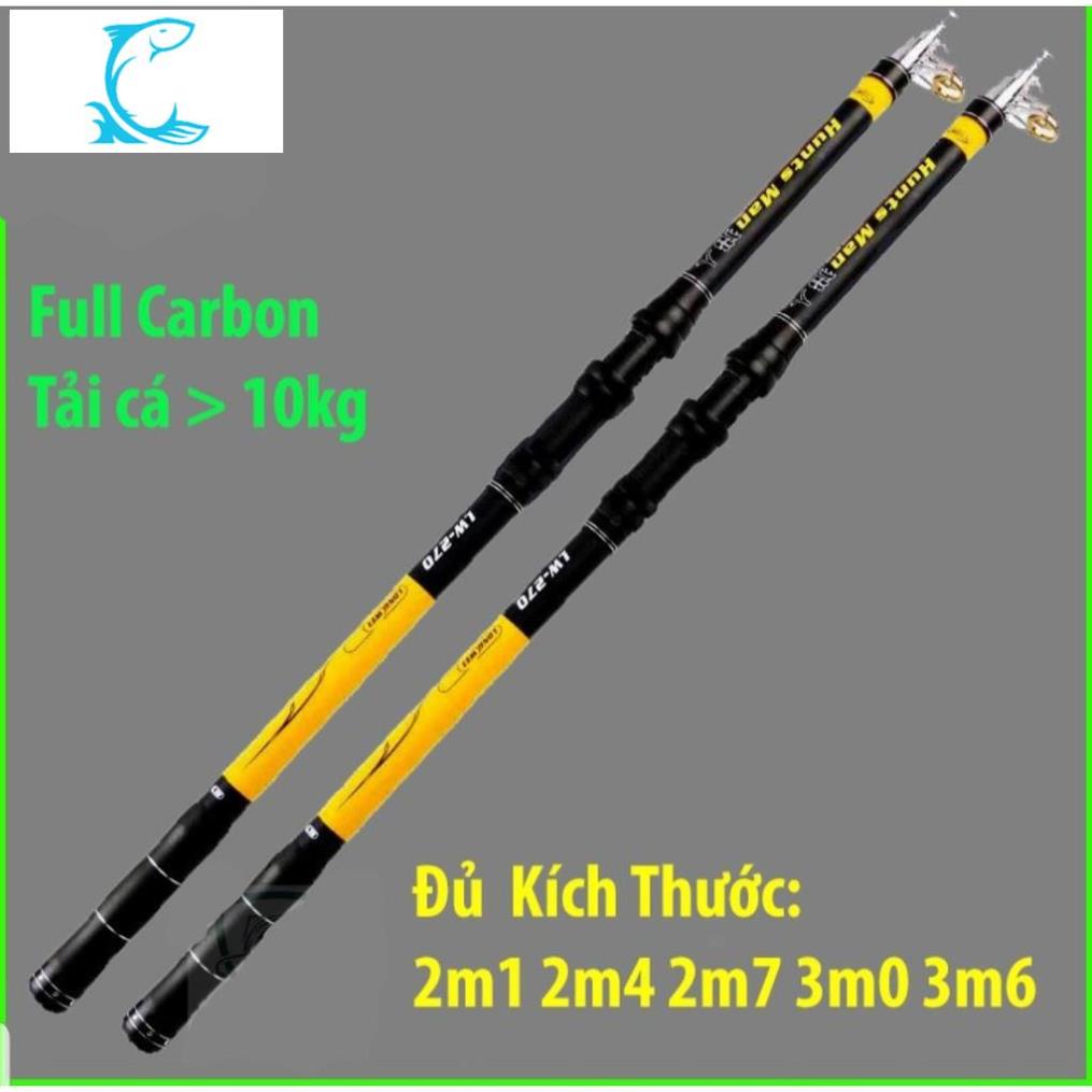 Cần Câu Rút Cần Câu Máy Hunts Man LW từ 2m1 đến 3m6 Siêu Khỏe_ Cần Câu Cá_Đại Lý Đồ Câu Cá