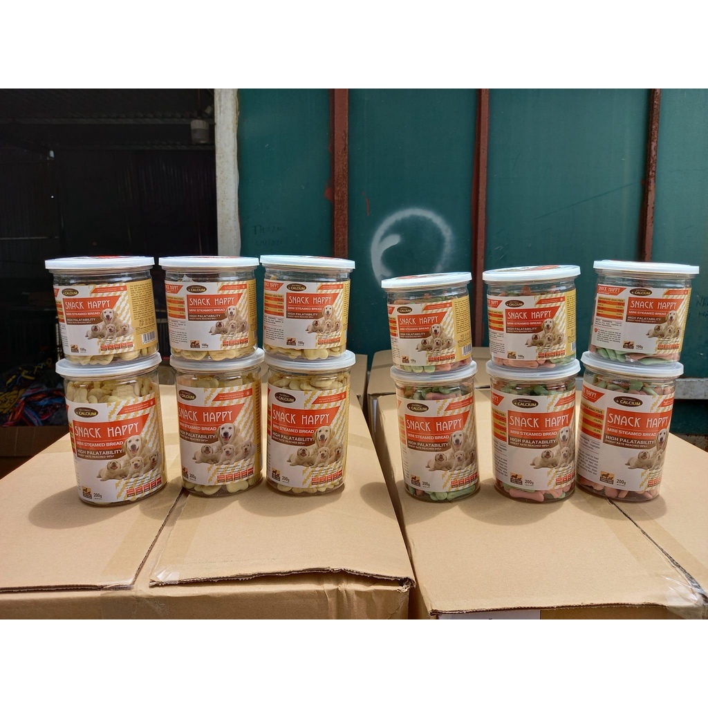 [Snack Happy] Bánh quy thưởng cho thú cưng , Bổ sung canxi Tốt cho hệ tiêu hóa