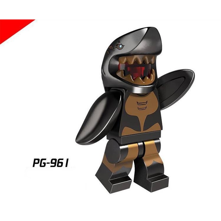 Đồ chơi trẻ em Lắp Ráp Mô Hình Lego Hình Cá Mập Cướp Biển Cho Bé