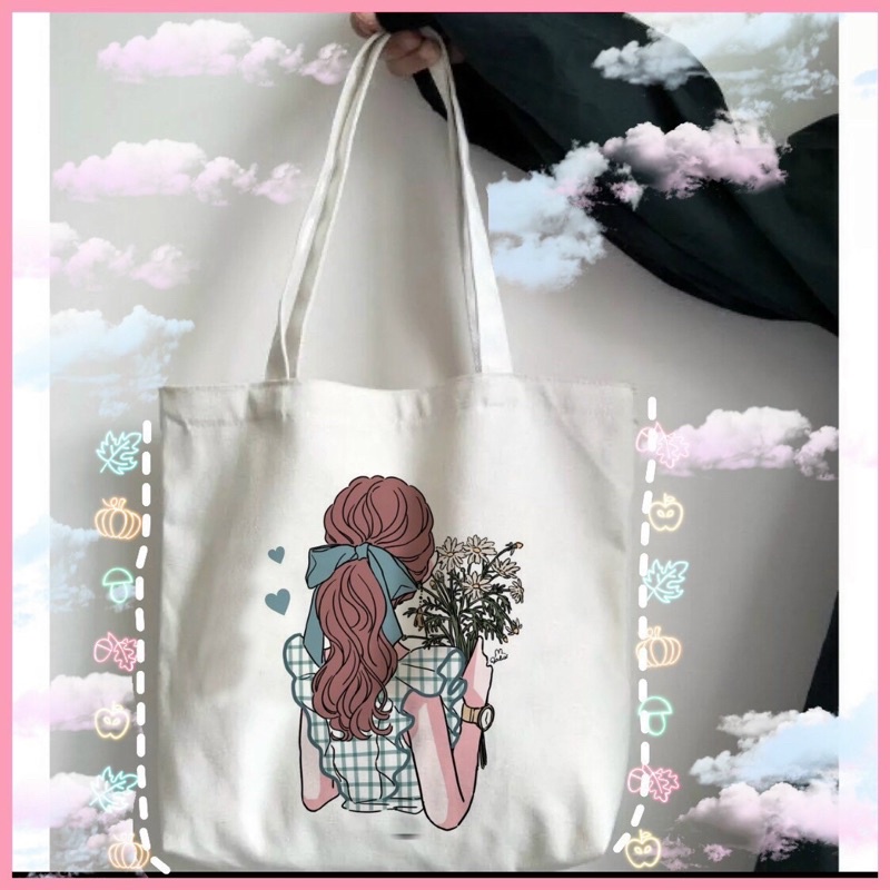 túi canvas dể thương