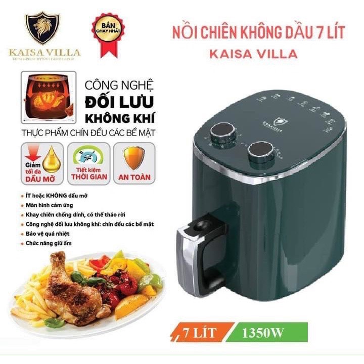 Nồi chiên không dầu Kaisa Villa 7 lít Siêu Hót