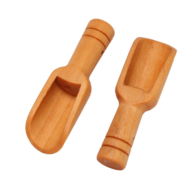Bộ 10 Muỗng Xúc Đường Mini Bằng Gỗ