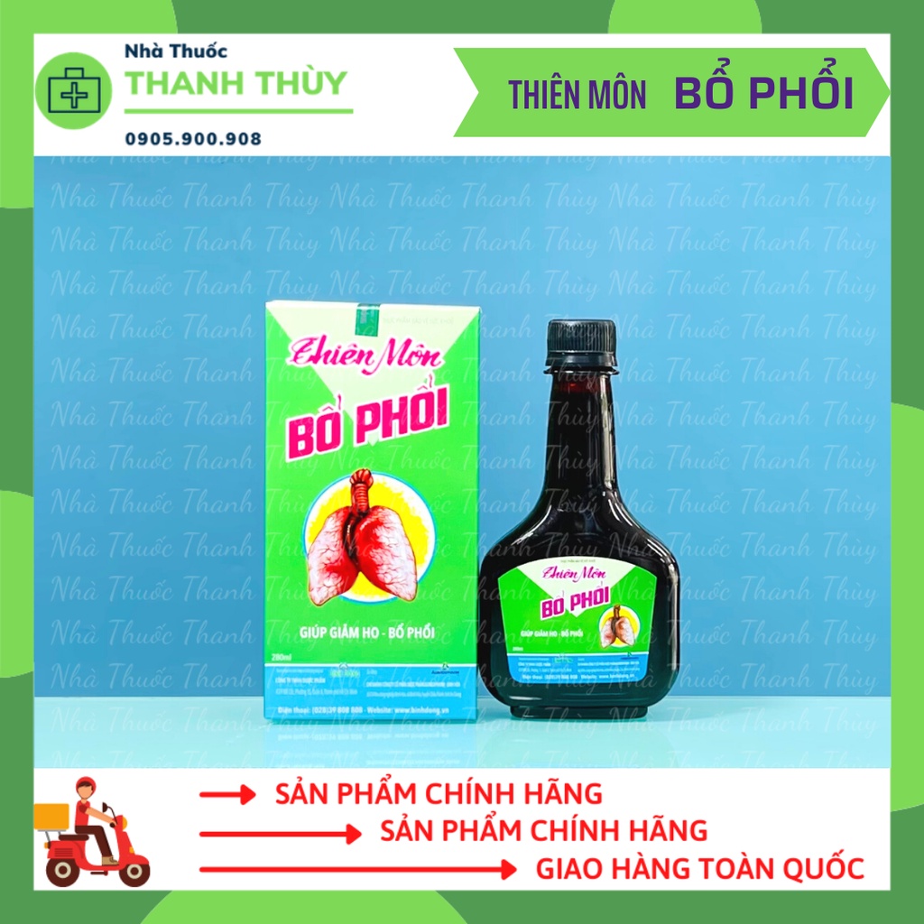 THIÊN MÔN BỔ PHỔI 280ml - Giảm Ho Nhanh Chóng, Bổ Phổi