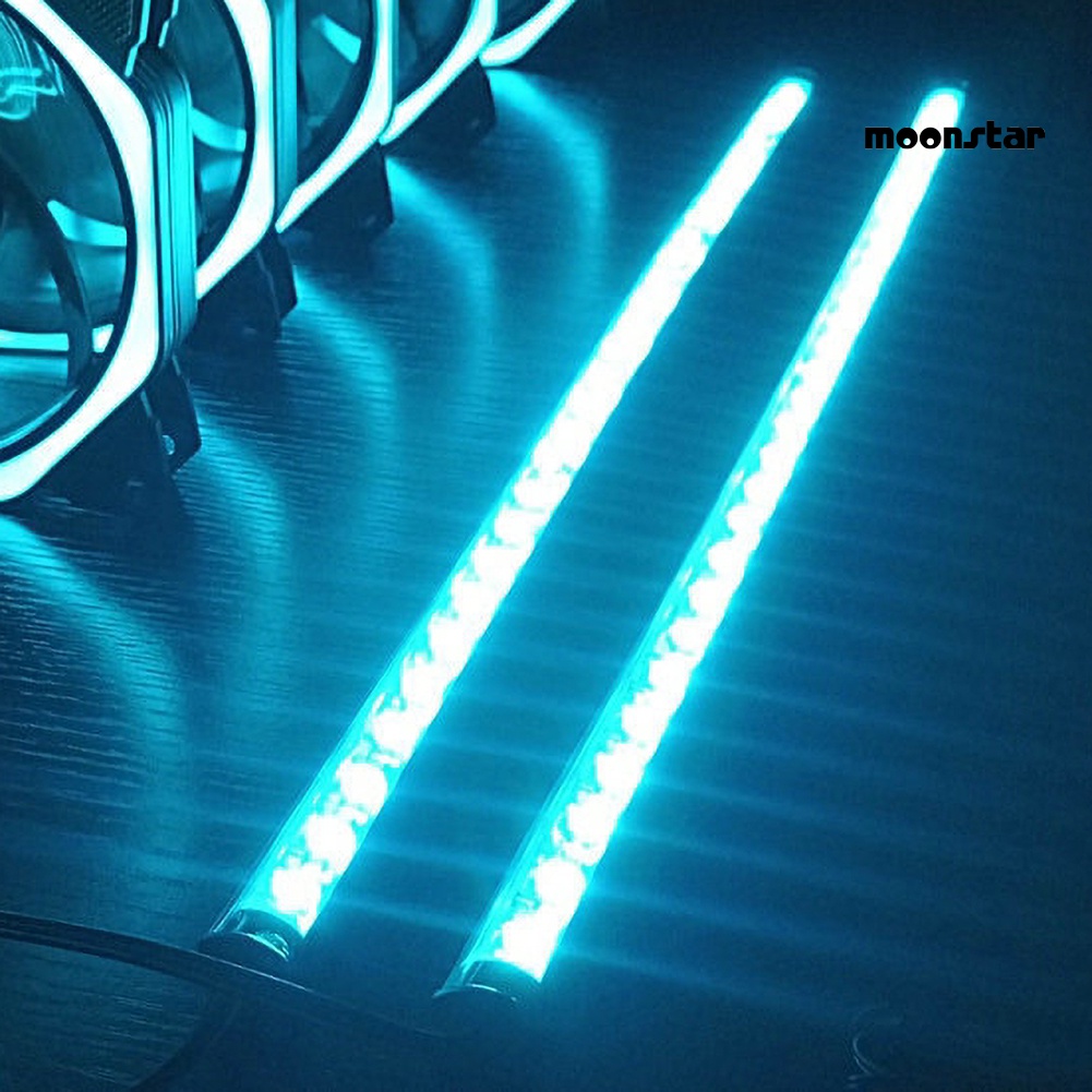 Dải đèn LED RGB nhiều màu sắc có nam châm linh hoạt trang trí vỏ máy tính