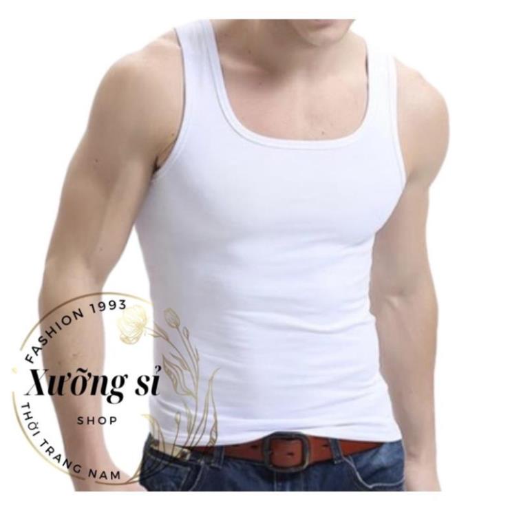 ÁO 3 LỖ NAM , Thun body from ôm dáng chuẩn GYM SIZE 40kg đến 95kg giá sale 3L02 🥇 ^