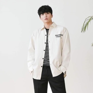 Áo sơ mi Oversize unisex form rộng - Chất liệu kaki cao cấp Hàn Quốc
