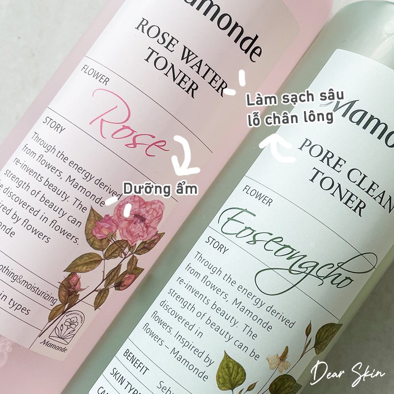 [Chính Hãng] Toner Mamonde Rau Diếp Cá, Hoa Hồng 250ML - Nước hoa hồng Mamonde Rau Diếp Cá, Hoa Hồng  250ML | WebRaoVat - webraovat.net.vn