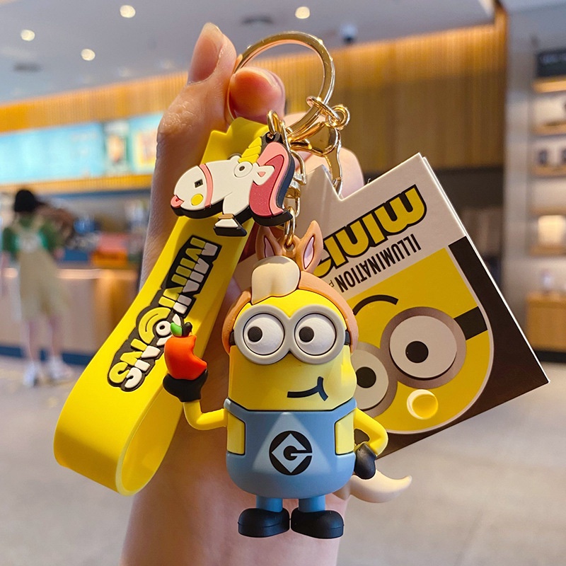 Móc Khóa Hình Minions Dễ Thương Sáng Tạo Phù Hợp Làm Quà Cho Bé Trai Và Bé Gái