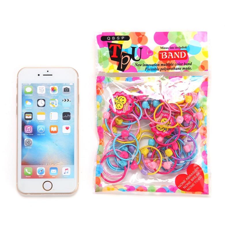 Combo 50 Dây Buộc Tóc Cho Bé Yêu Xinh Xắn