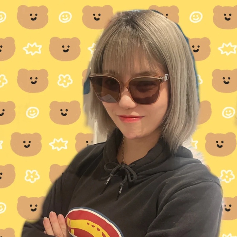 Kính Mát Gọng Vuông Cỡ Lớn Phong Cách Cổ Điển Thời Trang