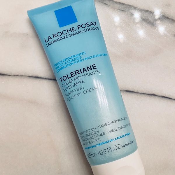 Sữa rửa mặt La Roche Posay Toleriane Foaming Cream dành cho da hỗn hợp & da dầu rất nhạy cảm  50ml - 125ml