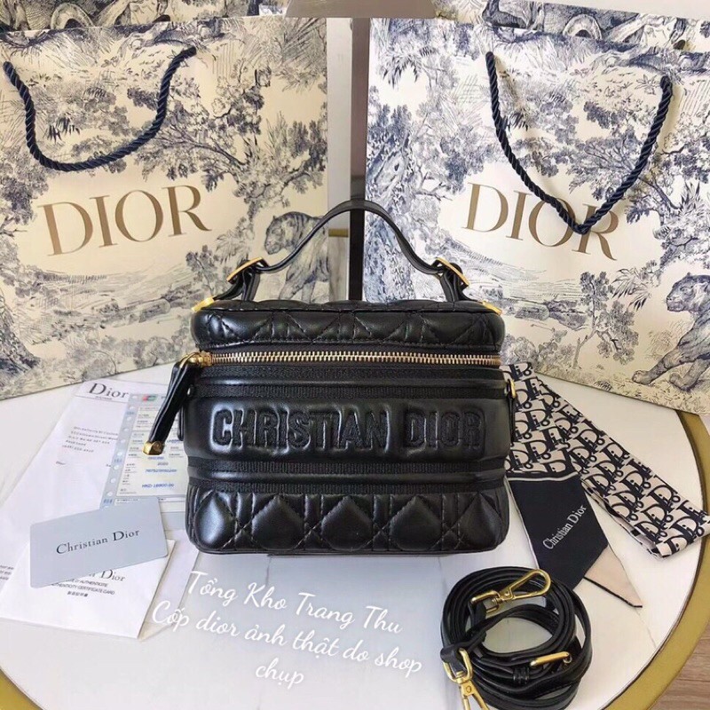 TÚI DIOR CỐP FULL BOX SZ 19 kèm khăn lụa Túi xách nữ lonakeng xách tay sang chảnh