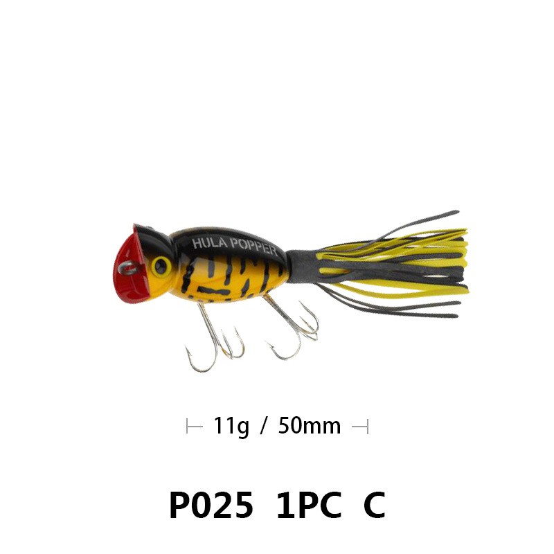 Mồi giả câu lure HULA POPPER mồi nhử cá mặt nước siêu nhạy MOI8
