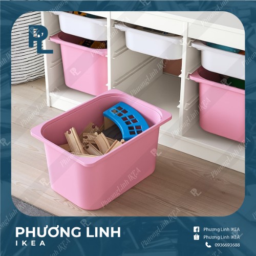Thùng nhựa kt 42*30*10cm TROFAST IKEA