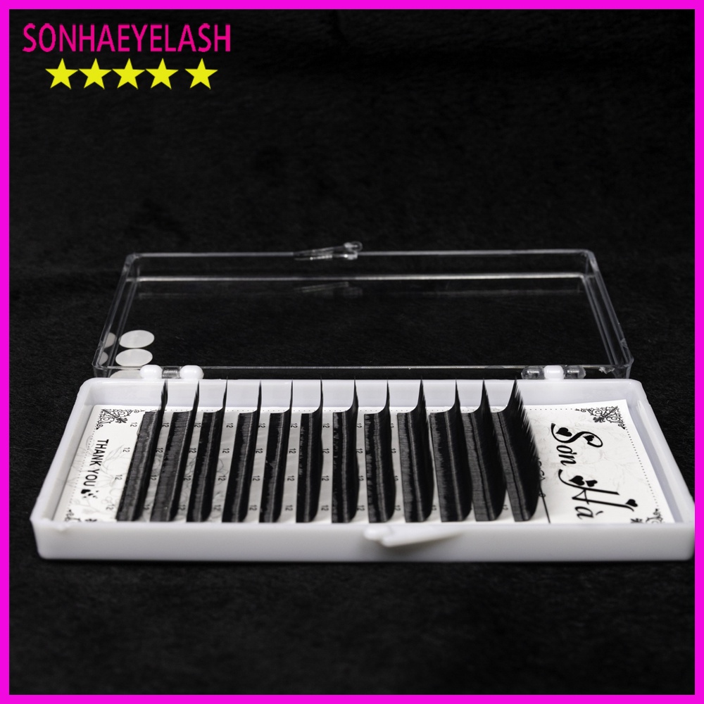 Mi khay độ cong M,  chất silk Hàn, mềm dễ bắt keo, dùng để nối volume, classic, Sơn Hà eyelash chuyên sỉ lẻ dụng cụ mi