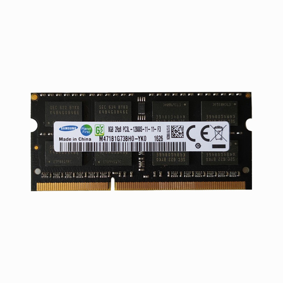 SAMSUNG Bộ Nhớ ram laptop 8gb pc3 pc3l 10600s 12800s ddr3 ddr3l 1333mhz 1600mhz 204pin