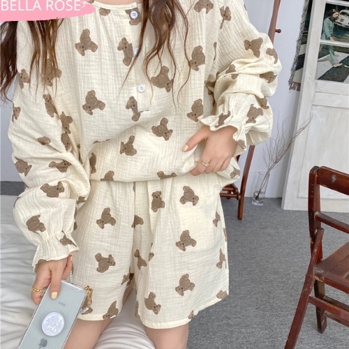 Đồ bộ nữ mặc ở nhà dài tay đẹp dễ thương cao cấp Bella Rose QL4 | BigBuy360 - bigbuy360.vn