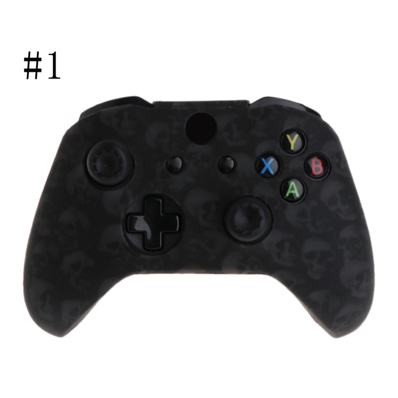 Vỏ Bọc Silicon Hình Đầu Lâu + 2 Nắp Đậy Cần Điều Khiển Cho XBox One X S