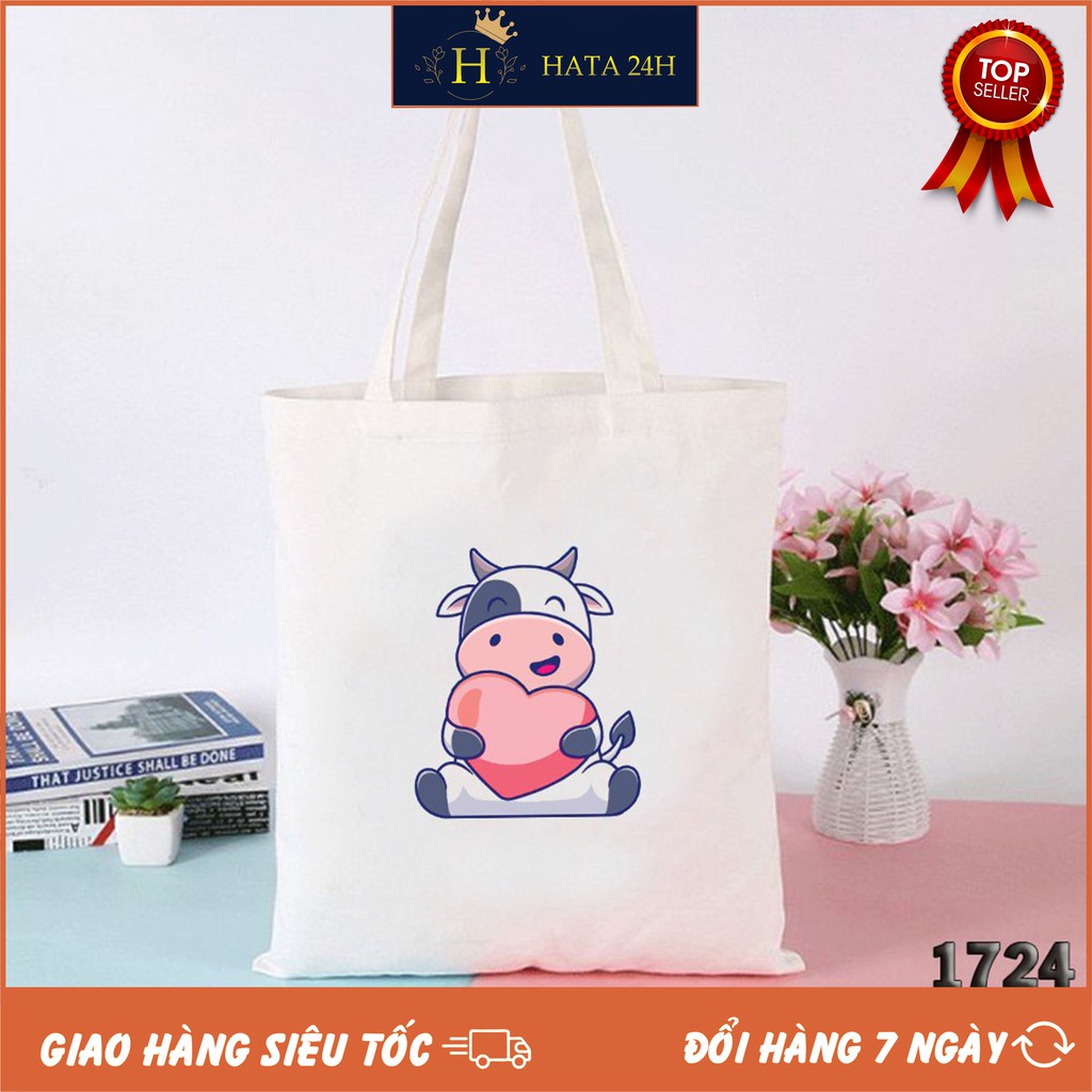 Túi Đeo Vai Canvas Cao Cấp Bò Sữa Trái Tim 1024 487 Hàng May Công Ty Chuẩn Đẹp