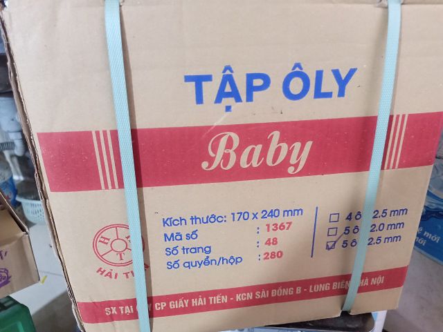 10 quyển vở ô ly baby 48 trang