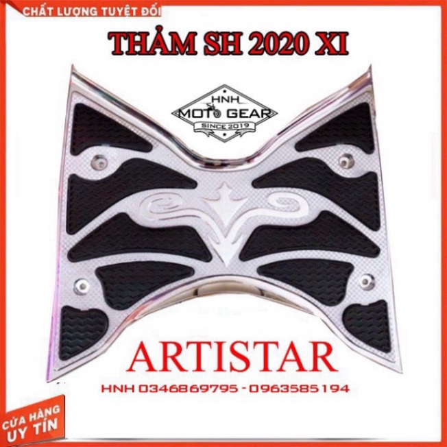 Thảm Để Chân Xi Crom SH 2020 Artista Chính Hãng