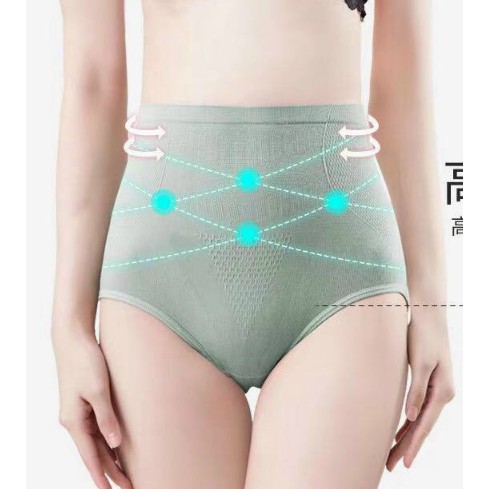Quần lót nữ kháng khuẩn cạp cao hỗ trợ gen nịt bụng mặc trong váy chống cuộn CAPCAO01