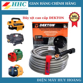 Dây xịt rửa xe, dây xịt cao cấp bọc dù dekton 15m và 20m