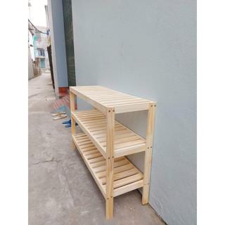 Kệ để đồ 4 ngăn bằng gỗ