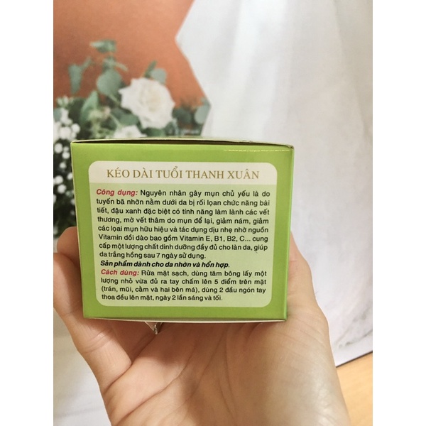 KEM COLLAGEN ĐÔNG HẰNG MẪU CŨ GIẢM MỤN THÂM NÁM UV30 TỪ ĐẬU XANH TRẮNG HỒNG SAU 7 NGÀY 12GR