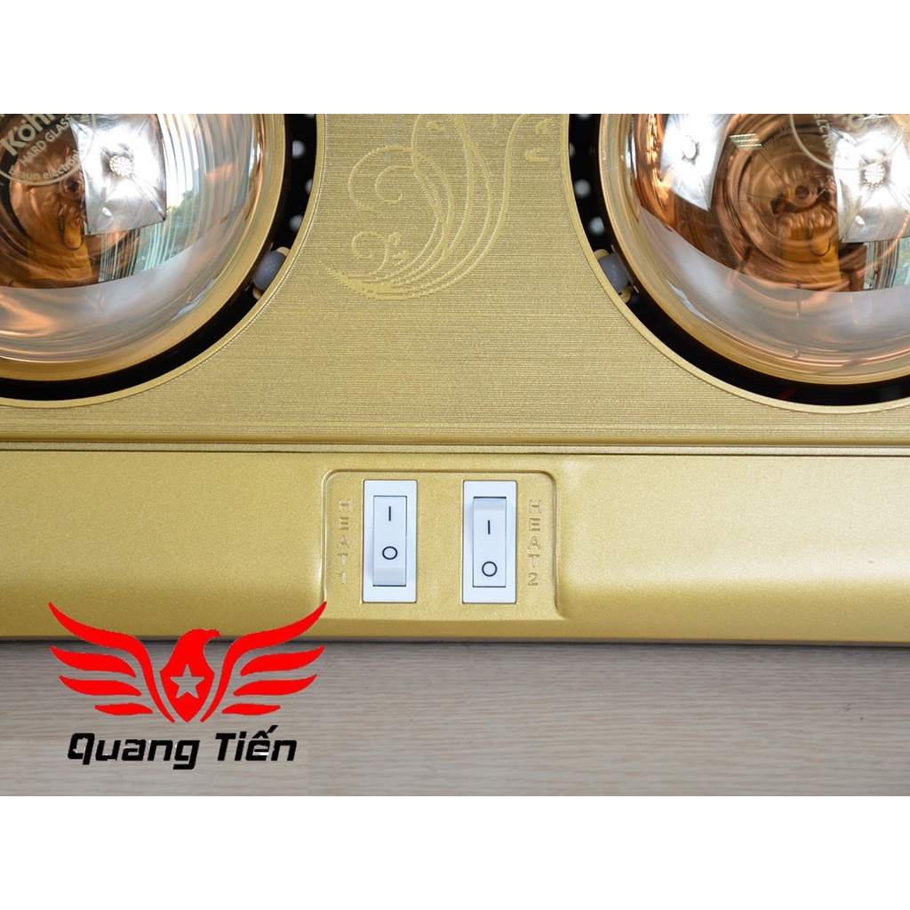 Đèn sưởi nhà tắm Braun Kohn KP02G - chính hãng