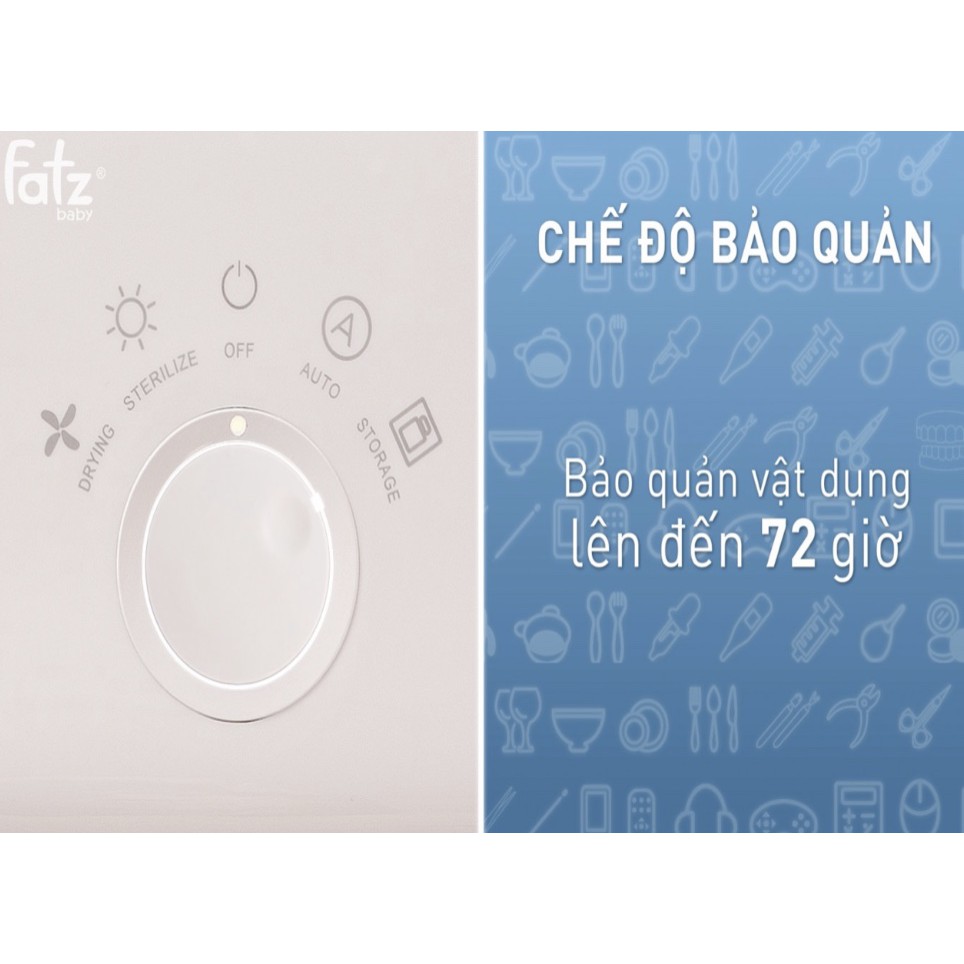 Máy tiệt trùng sấy khô UV Super 3 FATZ Baby - FB4715TN