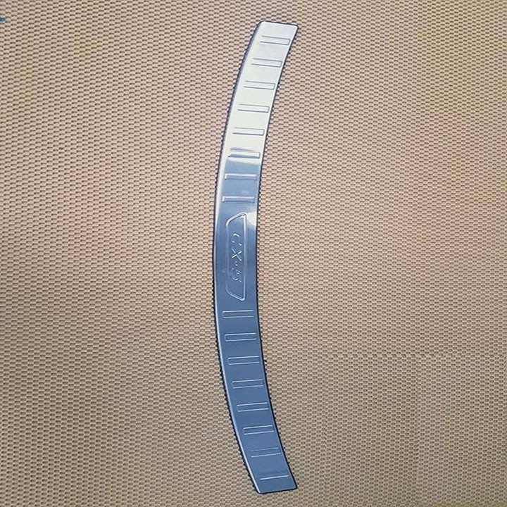 Nẹp cốp xe, chống trầy cốp ngoài Xe Mazda CX5 2018-2019 2020 2021 mẫu INOX