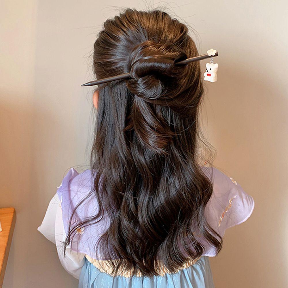 TWINKLE Trâm Cài Tóc Bằng Gỗ Tạo Kiểu Cho Chuột Hamster / Mèo