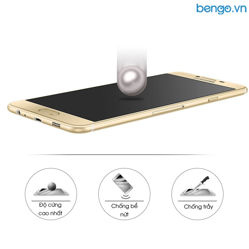 Dán màn hình cường lực Samsung Galaxy A3 2017 3D Full màn hình