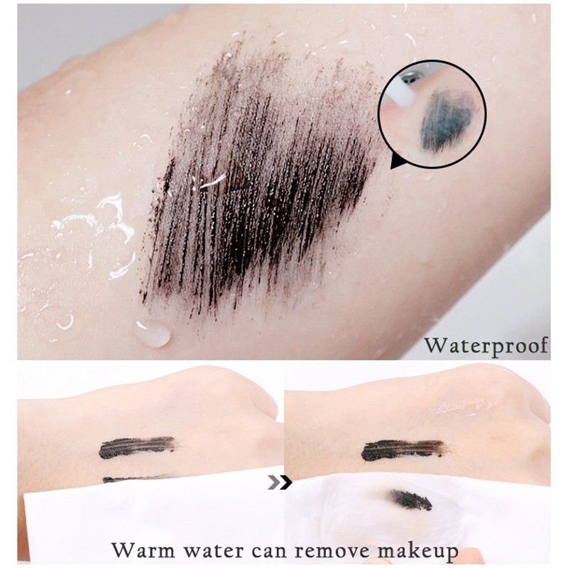 [Hàng mới về] Mascara sợi tơ 4D nối dài mi trang điểm tự nhiên chống nước với vỏ họa tiết ánh sao