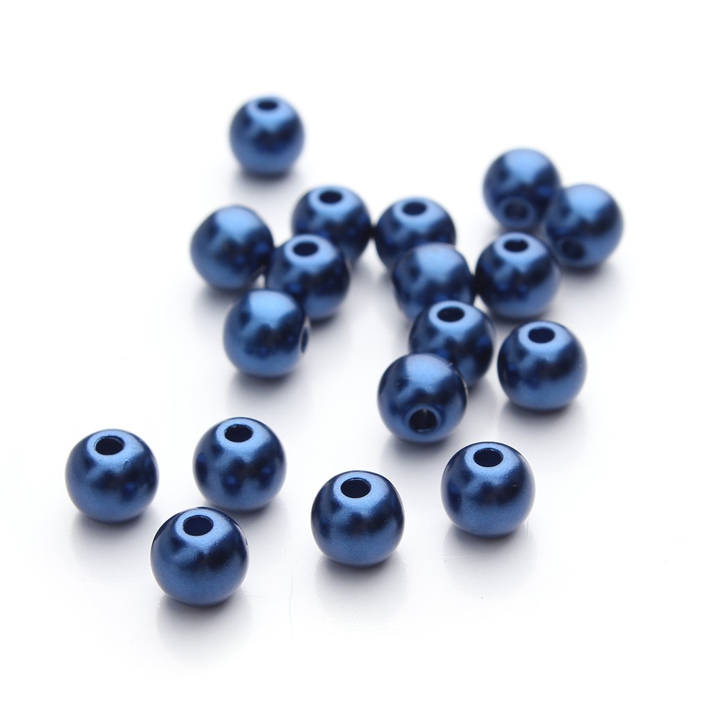 Set 100 Hạt Ngọc Trai Giả 6mm Làm Vòng Tay / Dây Chuyền