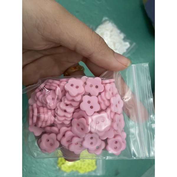 Set 10 Cúc cài áo/ Khuy áo hình bông hoa