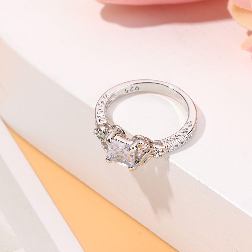 Nhẫn Mạ Bạc 925 Đơn Giản Thời Trang
